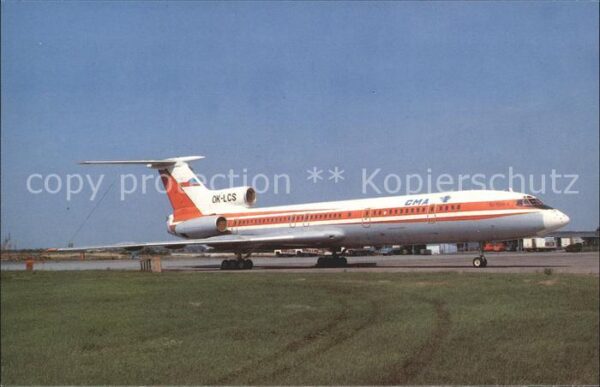 Flugzeuge Zivil Cargo Moravia Airlines TU-154B-2 OK-LCS