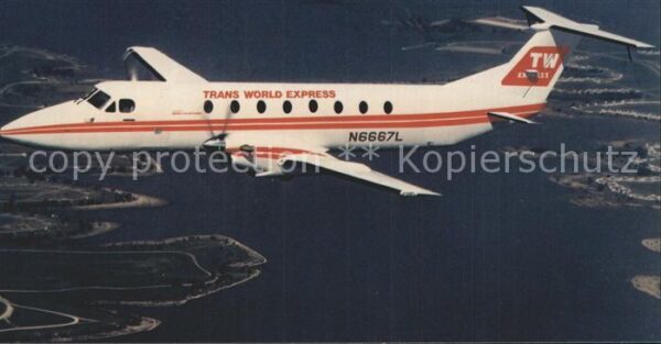 Flugzeuge Zivil Trans World Express Beech 1900