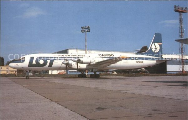 Flugzeuge Zivil Lot Cargo IL-180 SP-LSG