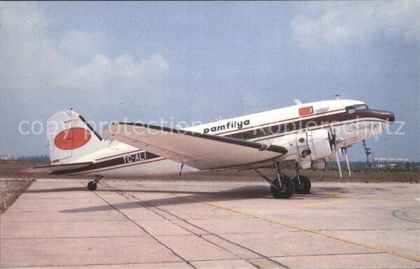 Flugzeuge Zivil Pamfilya DC-3C TC-ALI c/n 12830