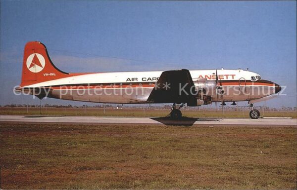 Flugzeuge Zivil Ansett Air Cargo McDouglas DC-4 VH-INL