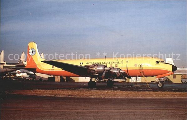 Flugzeuge Zivil Aviateca Guatemala McDouglas DC-6 TG-AD