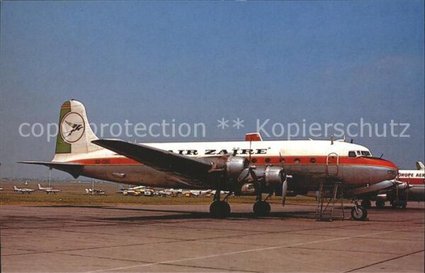 Flugzeuge Zivil Air Zaire McDouglas DC-4 9Q-CBG c/n 104
