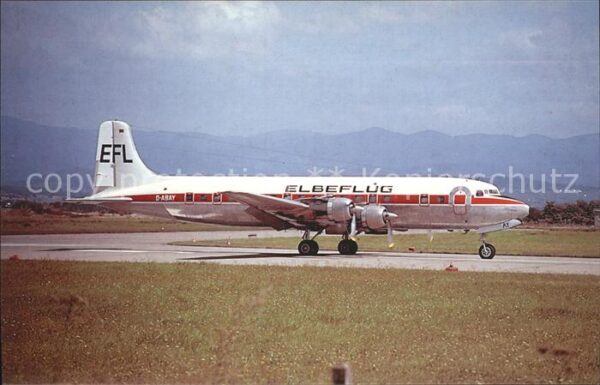 Flugzeuge Zivil Elbeflug McDouglas DC-6 D-ABAY c/n 4407