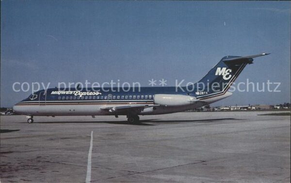 Flugzeuge Zivil Midwest Express McDonnell Douglas DC-9-