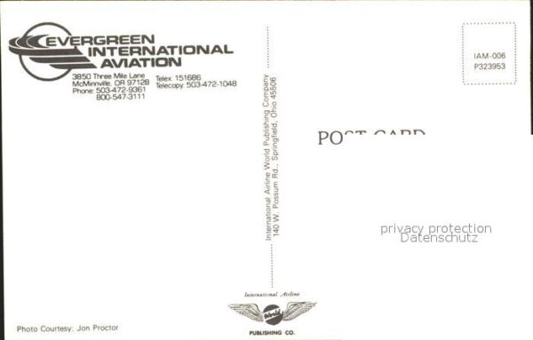 Flugzeuge Zivil Evergreen International Aviation – Bild 2