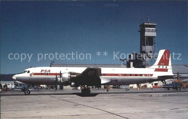 Flugzeuge Zivil Pacific Southwest Airlines Douglas DC-6