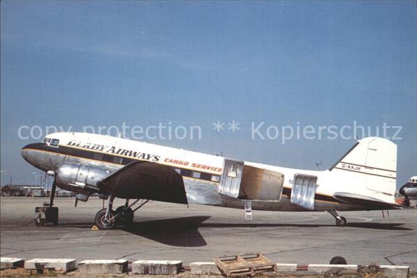 Flugzeuge Zivil Derby Airways Cargo Douglas DC-3 G-AKJH