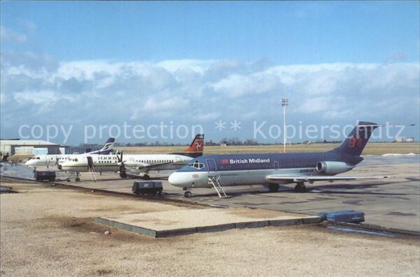 Flugzeuge Zivil British Midland East Midlands Internati