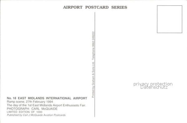 Flugzeuge Zivil British Midland East Midlands Internati – Bild 2