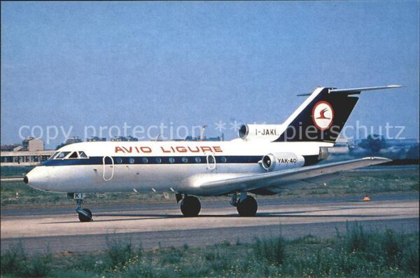 Flugzeuge Zivil Avio Ligure YAK 40 I-JAKI