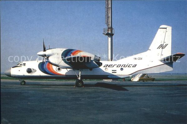 Flugzeuge Zivil Aeronica Antonov 32 YN-CBV