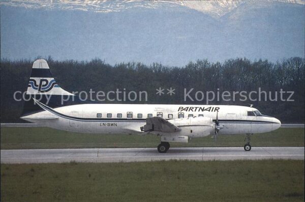 Flugzeuge Zivil Partnair Convair 580 LN-BWN
