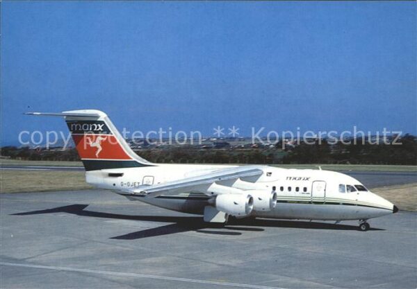 Flugzeuge Zivil Manx Airlines BAe 146-100 G-OJET