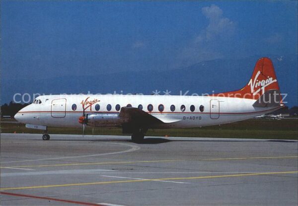 Flugzeuge Zivil Virgin Atlantic Vickers Viscount 806 G-