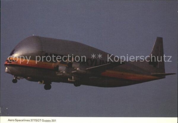 Flugzeuge Zivil Aero Spacelines 377SGT Guppy 201