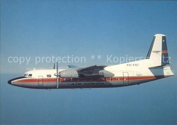 Flugzeuge Zivil Air Congo Fokker F27 Mk600 PH-FNT