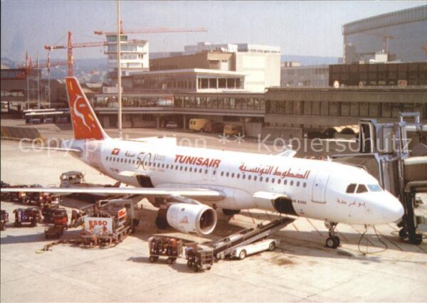 Flugzeuge Zivil Tunis Air Aibus A320-211 TS-IMI c/n 511