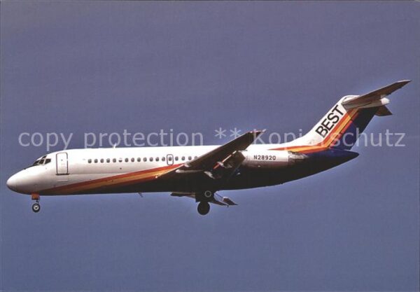 Flugzeuge Zivil Best Airlines DC-9-15 N2892Q cn 45841/4