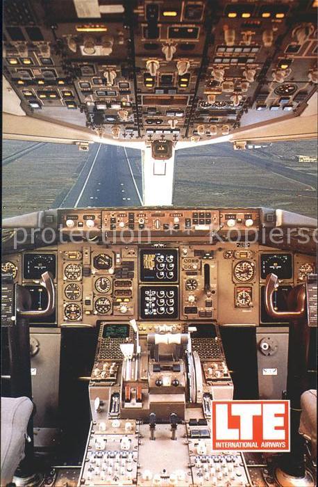 Flugzeuge Zivil LTE Boeing B757-200 Cockpit