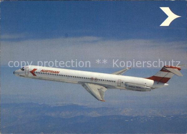 Flugzeuge Zivil Austrian Airlines Douglas DC-9 Super 80