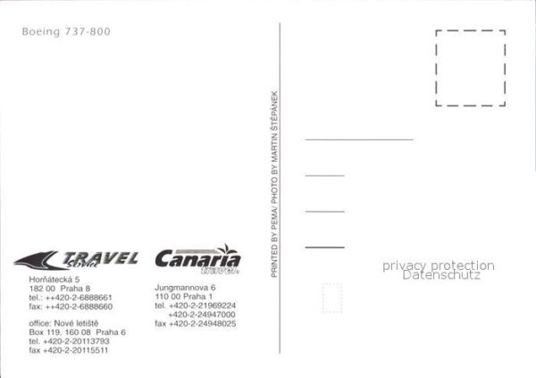 Flugzeuge Zivil Travel Service Boeing 737-800 – Bild 2