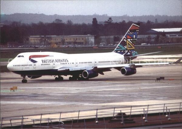 Flugzeuge Zivil British Airways Boeing 747-436 G-BNLJ c