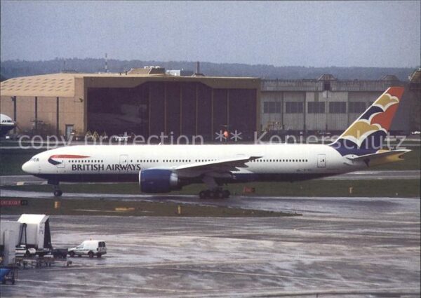 Flugzeuge Zivil British Airways Boeing 777-236 G-VIIL c