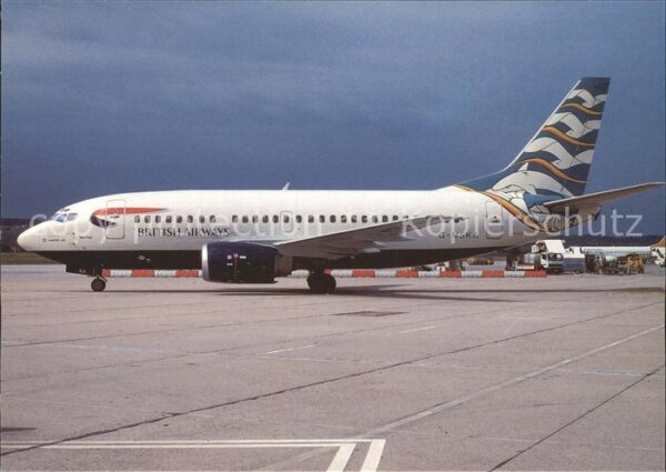 Flugzeuge Zivil British Airways Fish and Birds col. Boe
