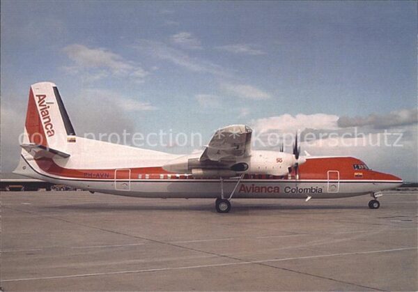 Flugzeuge Zivil Avianca Colombia FK-27 PH-AVO
