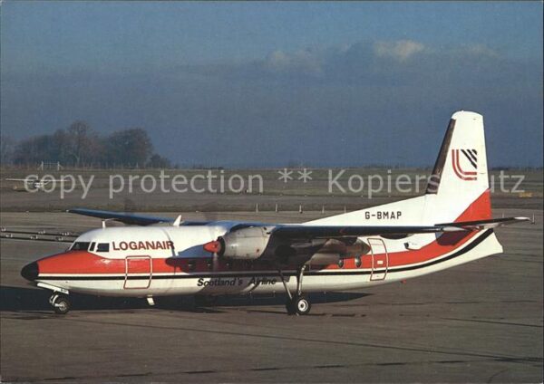 Flugzeuge Zivil Loganair Fokker F-27-200 G-BMAP cn 1030