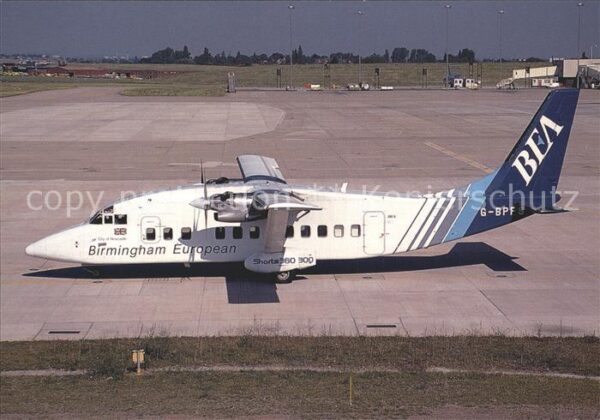 Flugzeuge Zivil Birmingham European Shorts 360-300 G-BP