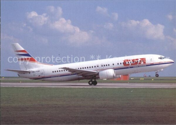 Flugzeuge Zivil CSA Czech Airlines Boeing 737-45S OK-FG