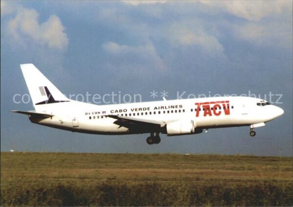 Flugzeuge Zivil TACV Cabo Verde Airlines D4-CBN B-737-3