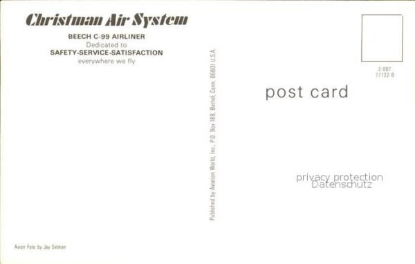 Flugzeuge Zivil Christman Air System Beech C-99 Airline – Bild 2