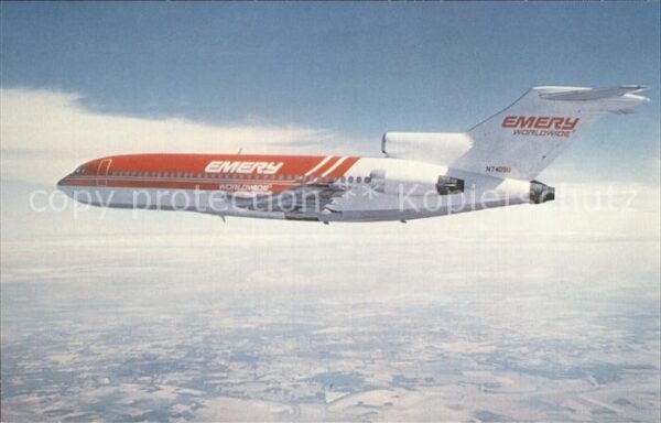 Flugzeuge Zivil Emery Worldwide Boeing 727-22C Jet Frei