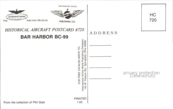 Flugzeuge Zivil Bar Harbor Airlines BC-99 N300WP – Bild 2