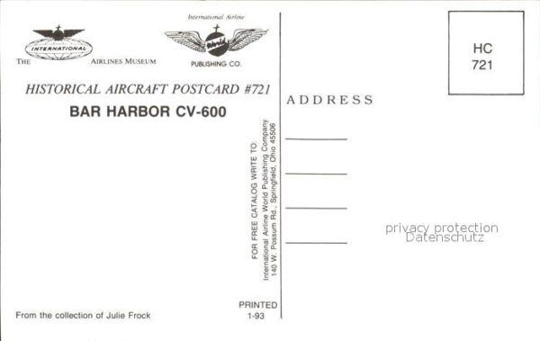 Flugzeuge Zivil Bar Harbor Airlines CV-600 N94278 – Bild 2