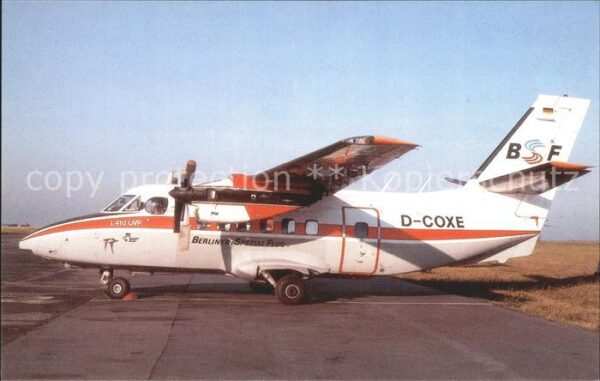Flugzeuge Zivil Berliner Spezial Flug L-410 UVP D-COXE