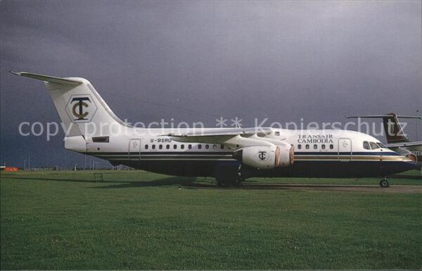 Flugzeuge Zivil Transair Cambodia BAe 146-200 c/n E.201