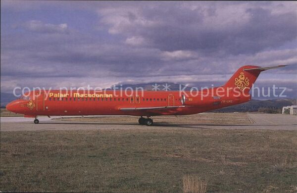 Flugzeuge Zivil Palair Maxedonian Fokker 100 c/n 11309
