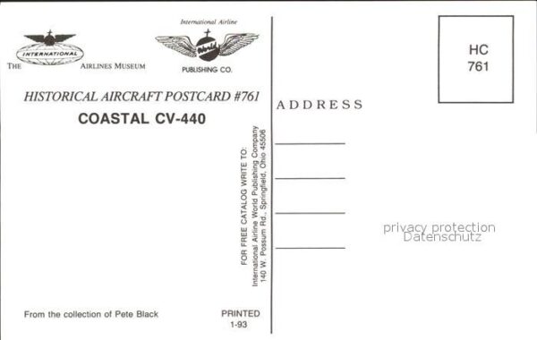 Flugzeuge Zivil Coastal CV-440 – Bild 2