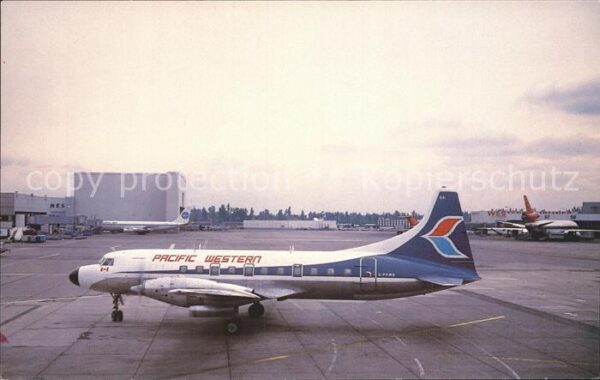 Flugzeuge Zivil Pacific Western Airlines Convair CV-640
