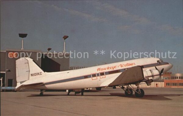 Flugzeuge Zivil Hawkeye Airlines Douglas DC-3