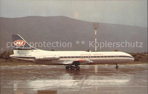 Flugzeuge Zivil JAT Yugoslav Airlines Sud Aviation Cara