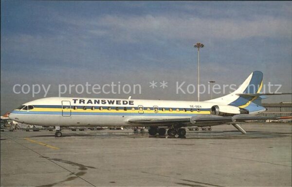Flugzeuge Zivil Transwede Aerospatiale Caravelle 10B SE
