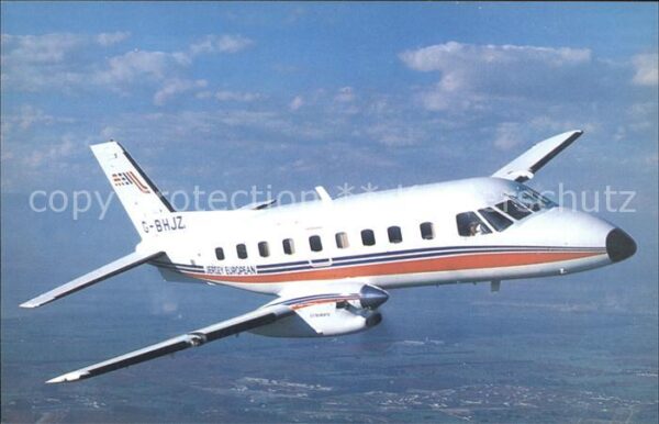 Flugzeuge Zivil Jersey European Airways Embraer 110P1 B