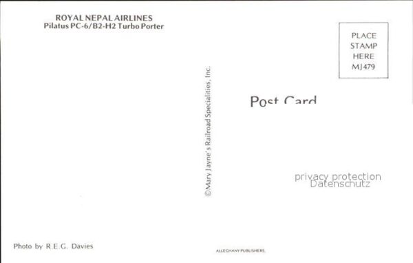 Flugzeuge Zivil Royal Nepal Airlines Pilatus PC-6/B2-H2 – Bild 2