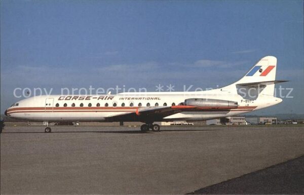Flugzeuge Zivil Corse Air Aerospatiale Caravelle 6N F-B