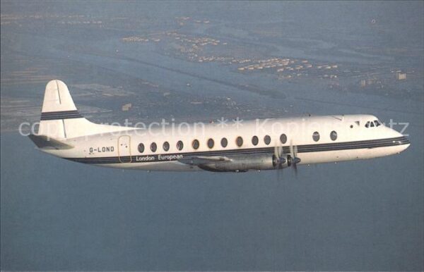 Flugzeuge Zivil London European Airways Vickers Viscoun